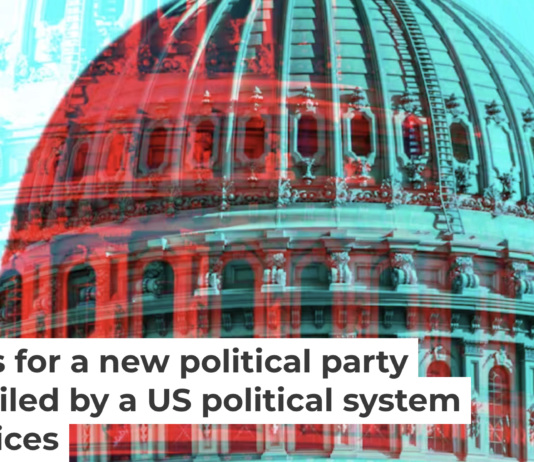 Two-party control of U.S. politics runs contrary to the vision of the Constitution’s framers. Douglas Rissing/Getty Images